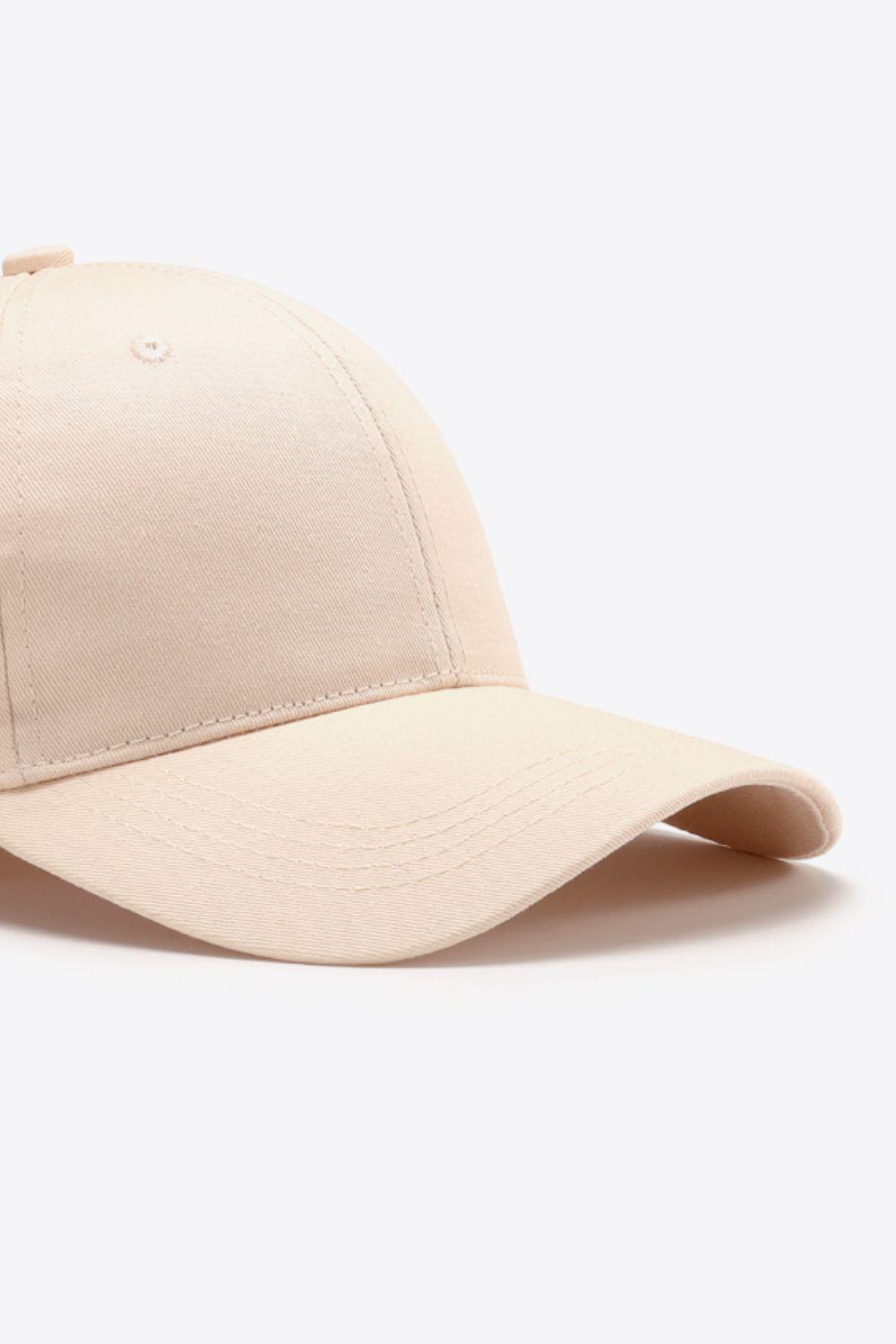 Plain Adjustable Cotton Baseball Cap BLUE ZONE PLANET