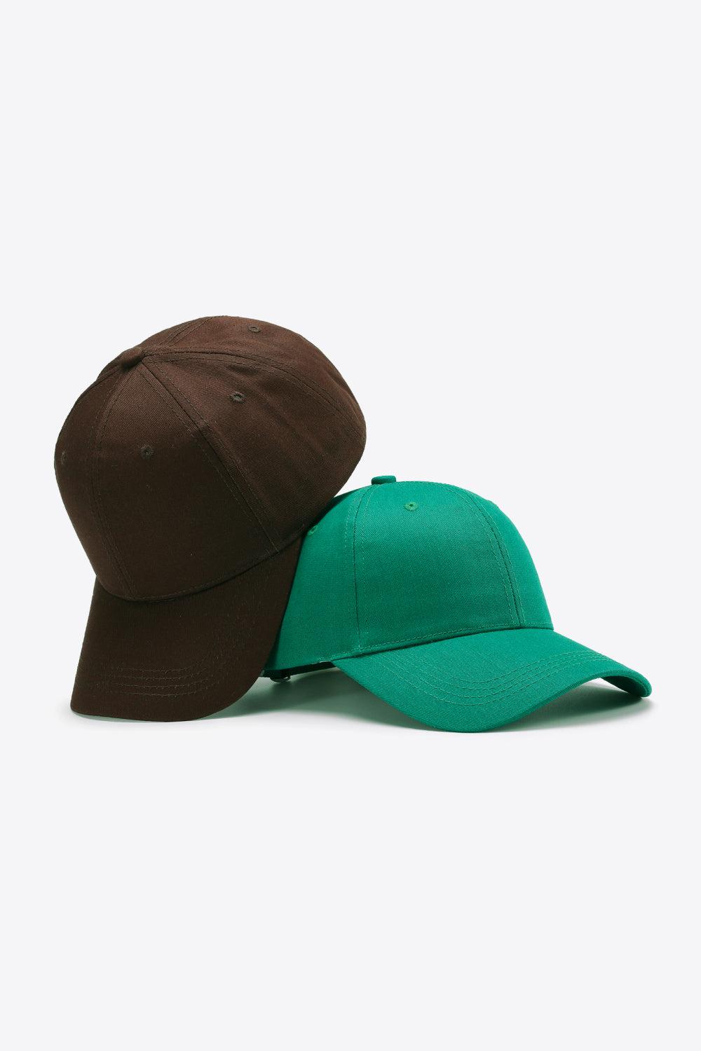 Plain Adjustable Cotton Baseball Cap BLUE ZONE PLANET