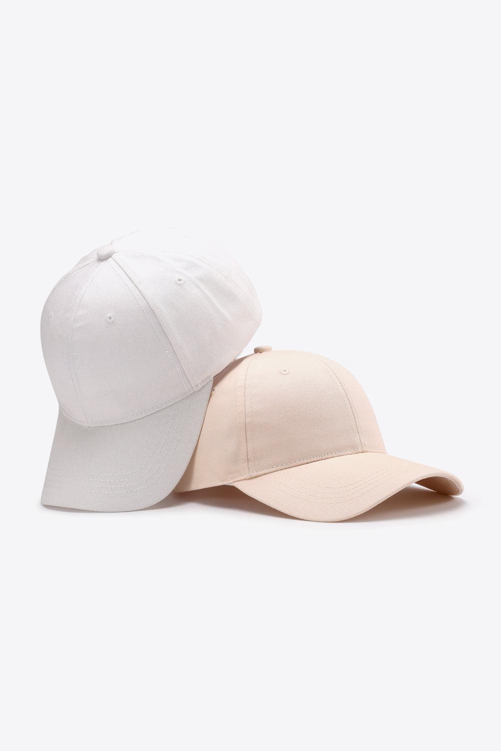 Plain Adjustable Cotton Baseball Cap BLUE ZONE PLANET