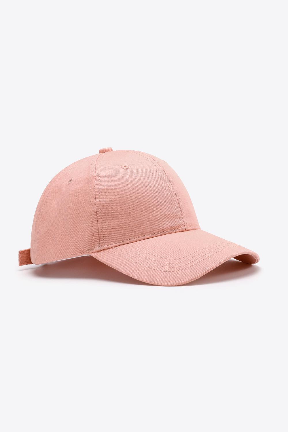 Plain Adjustable Cotton Baseball Cap BLUE ZONE PLANET