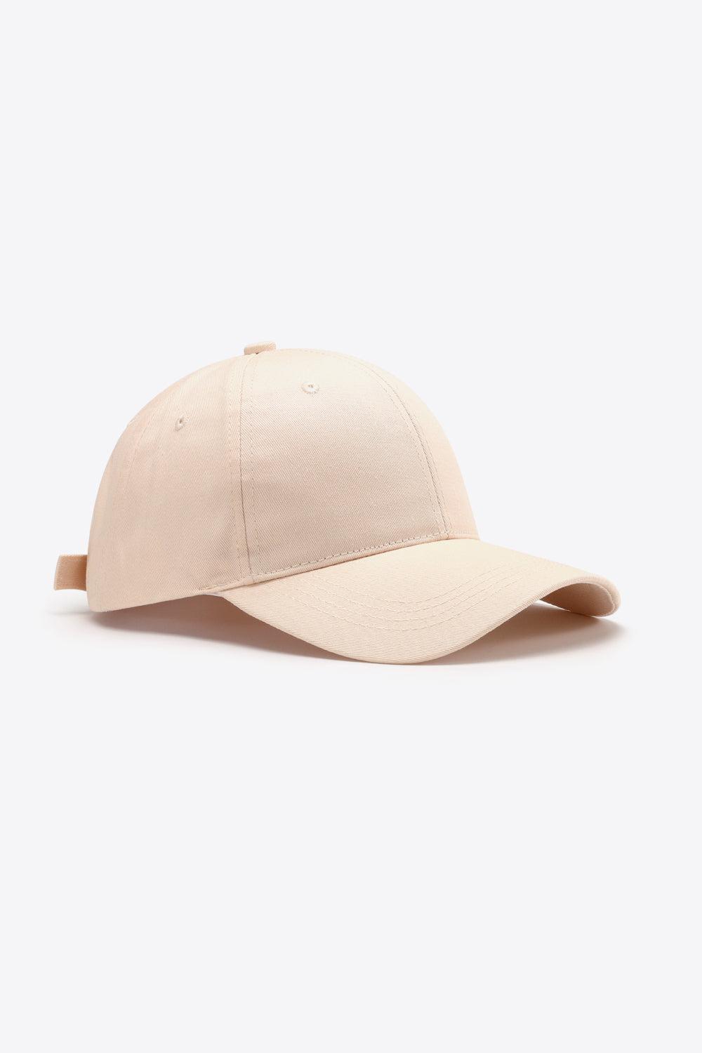 Plain Adjustable Cotton Baseball Cap BLUE ZONE PLANET