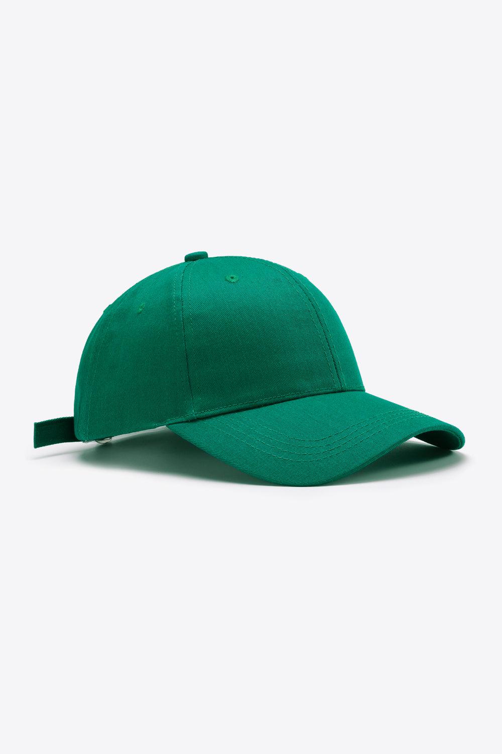 Plain Adjustable Cotton Baseball Cap BLUE ZONE PLANET
