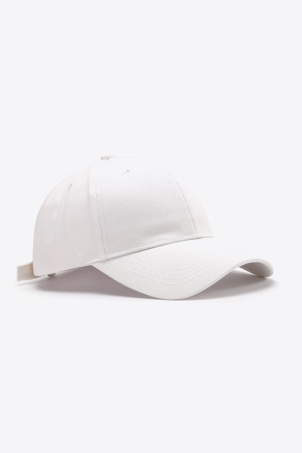 Plain Adjustable Cotton Baseball Cap BLUE ZONE PLANET