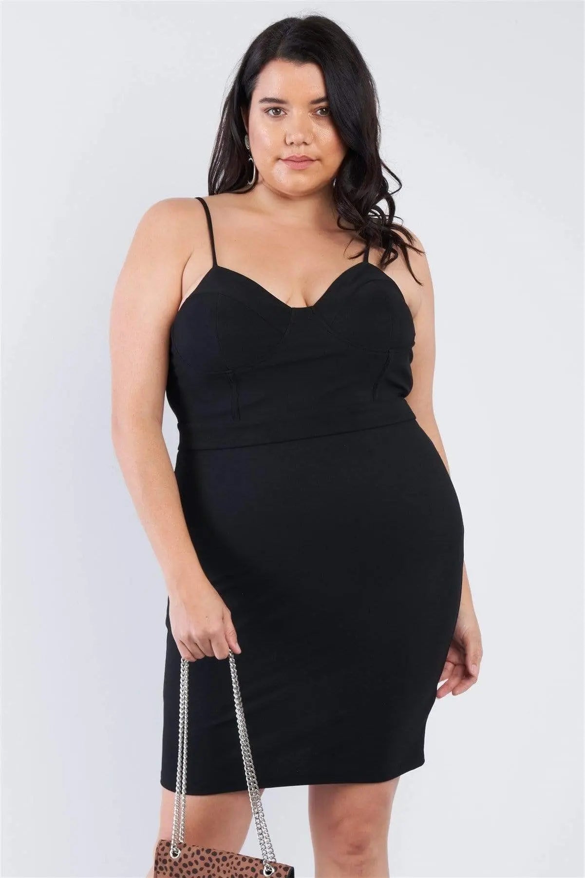 Plus Size Mini Sweetheart Dress Blue Zone Planet