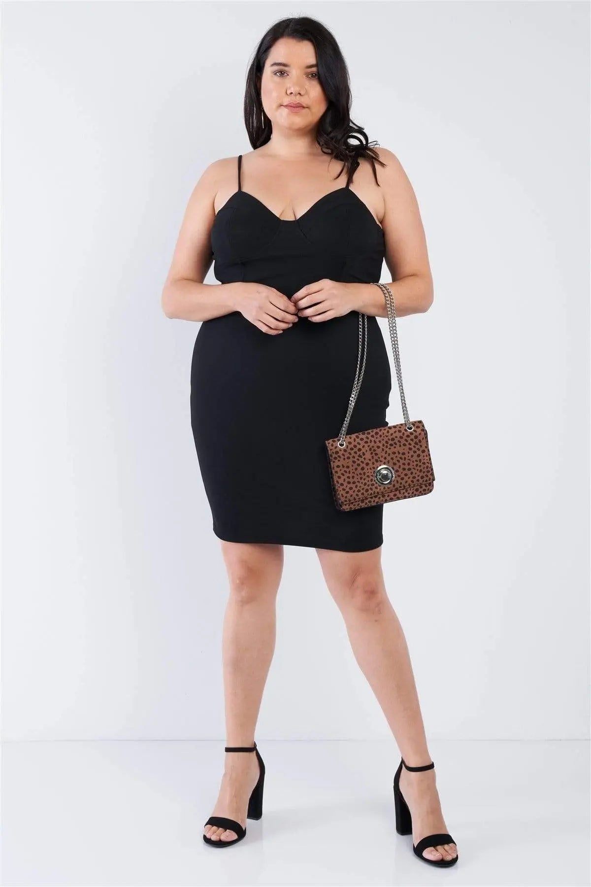 Plus Size Mini Sweetheart Dress Blue Zone Planet