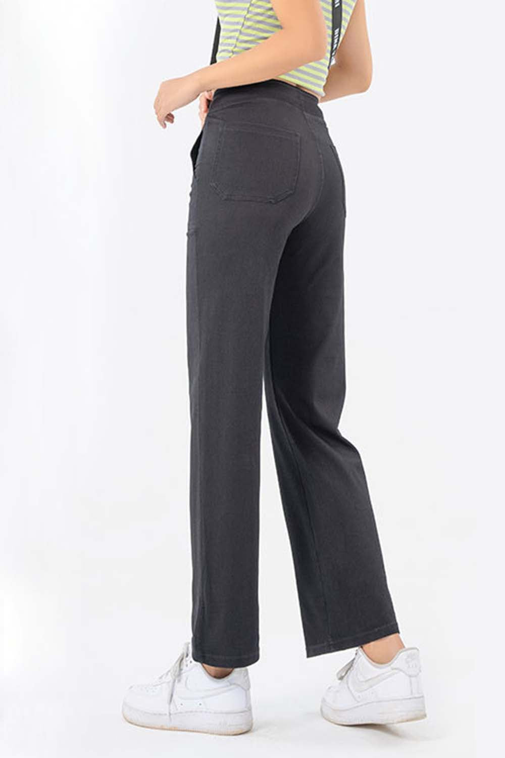 Pocketed Long Jeans BLUE ZONE PLANET