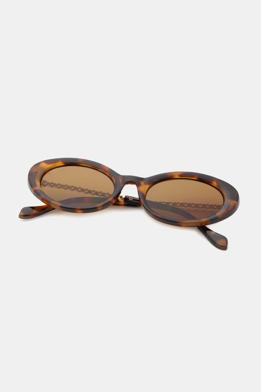 Polycarbonate Frame Cat-Eye Sunglasses BLUE ZONE PLANET