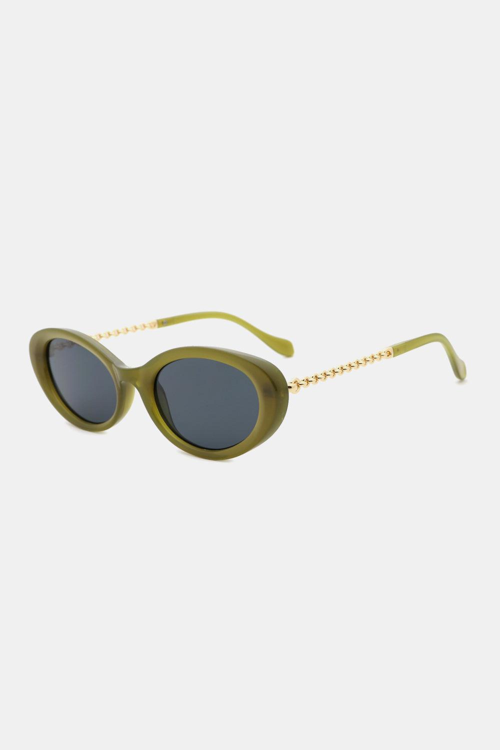 Polycarbonate Frame Cat-Eye Sunglasses BLUE ZONE PLANET