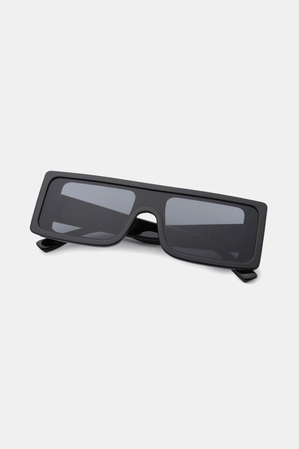 Polycarbonate Frame Rectangle Sunglasses BLUE ZONE PLANET