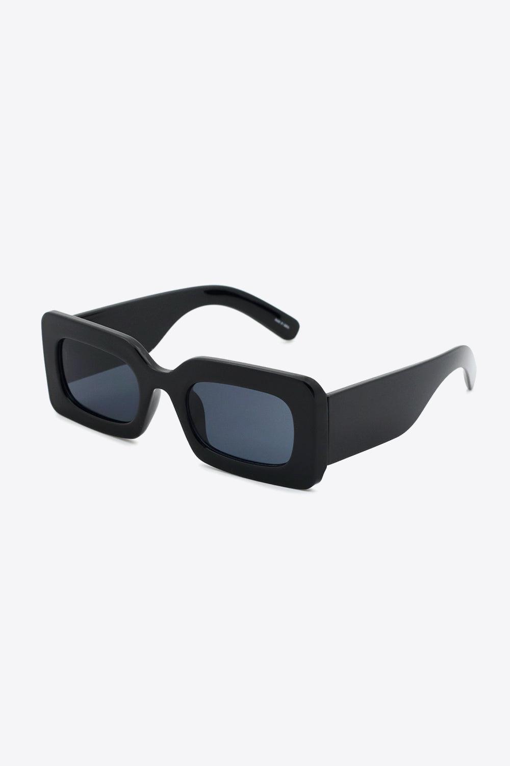 Polycarbonate Frame Rectangle Sunglasses BLUE ZONE PLANET