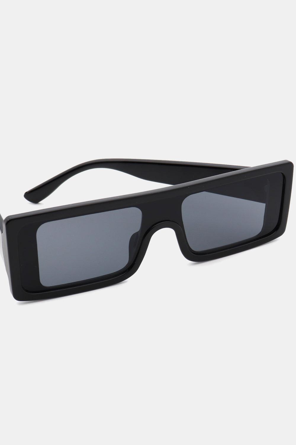 Polycarbonate Frame Rectangle Sunglasses BLUE ZONE PLANET