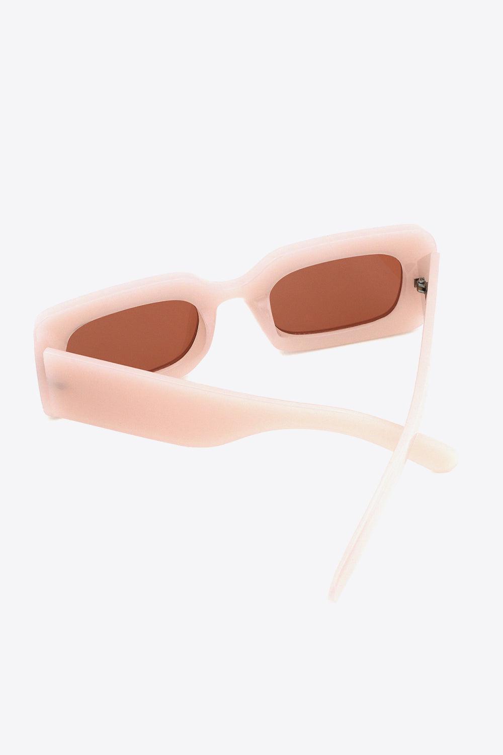 Polycarbonate Frame Rectangle Sunglasses BLUE ZONE PLANET