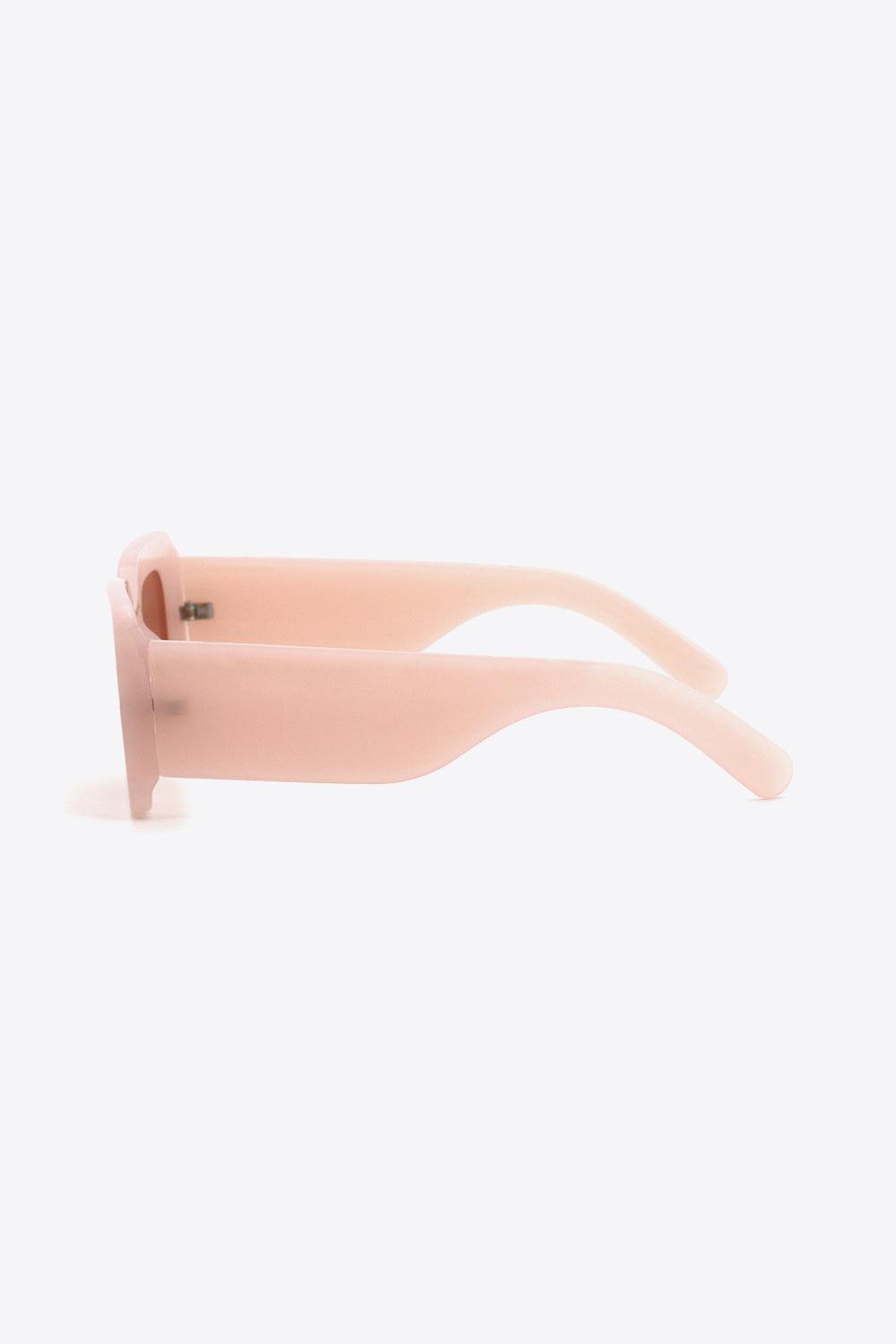 Polycarbonate Frame Rectangle Sunglasses BLUE ZONE PLANET