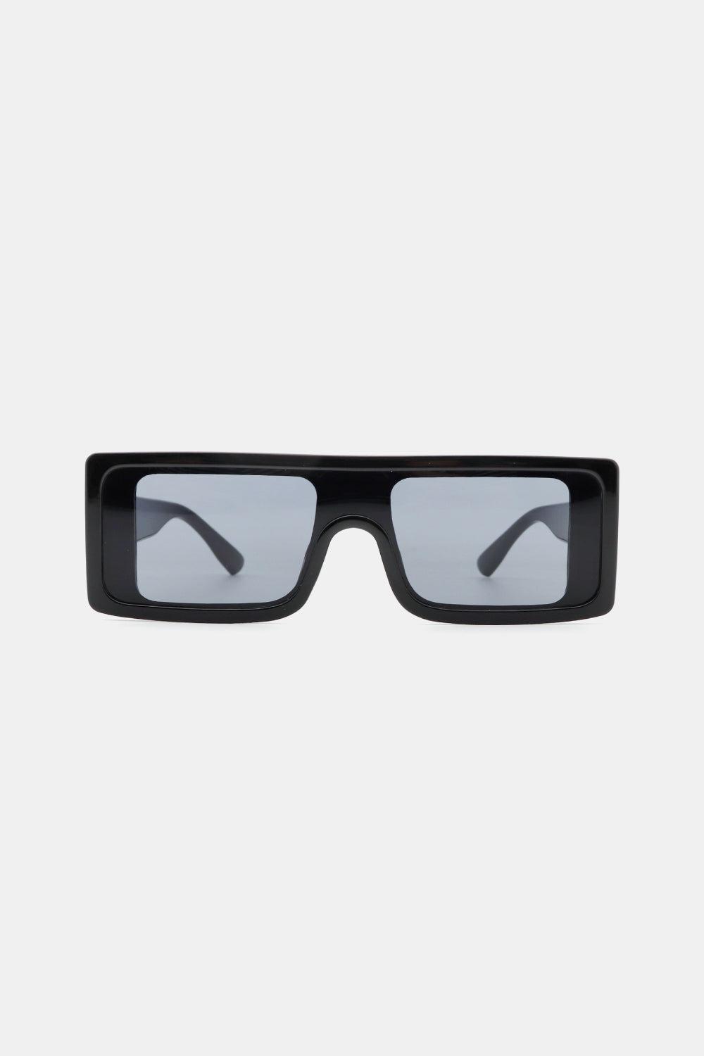 Polycarbonate Frame Rectangle Sunglasses BLUE ZONE PLANET