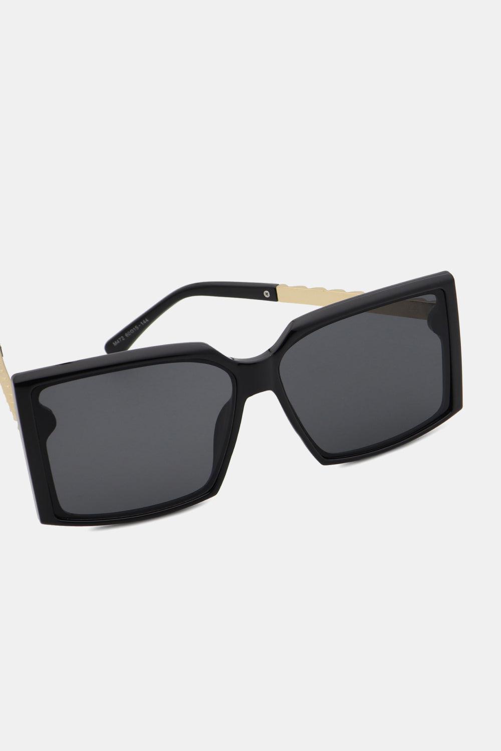 Polycarbonate Frame Square Sunglasses BLUE ZONE PLANET