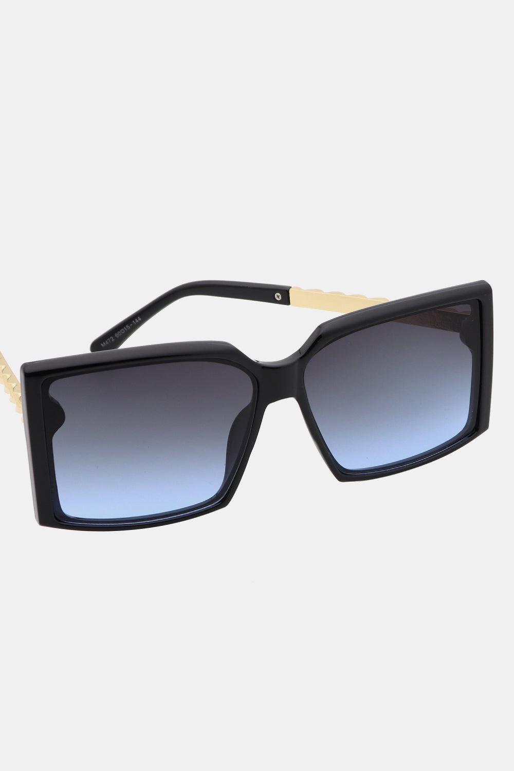 Polycarbonate Frame Square Sunglasses BLUE ZONE PLANET