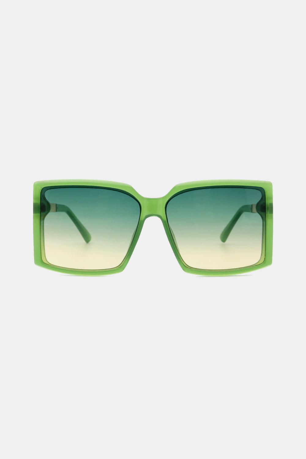 Polycarbonate Frame Square Sunglasses BLUE ZONE PLANET