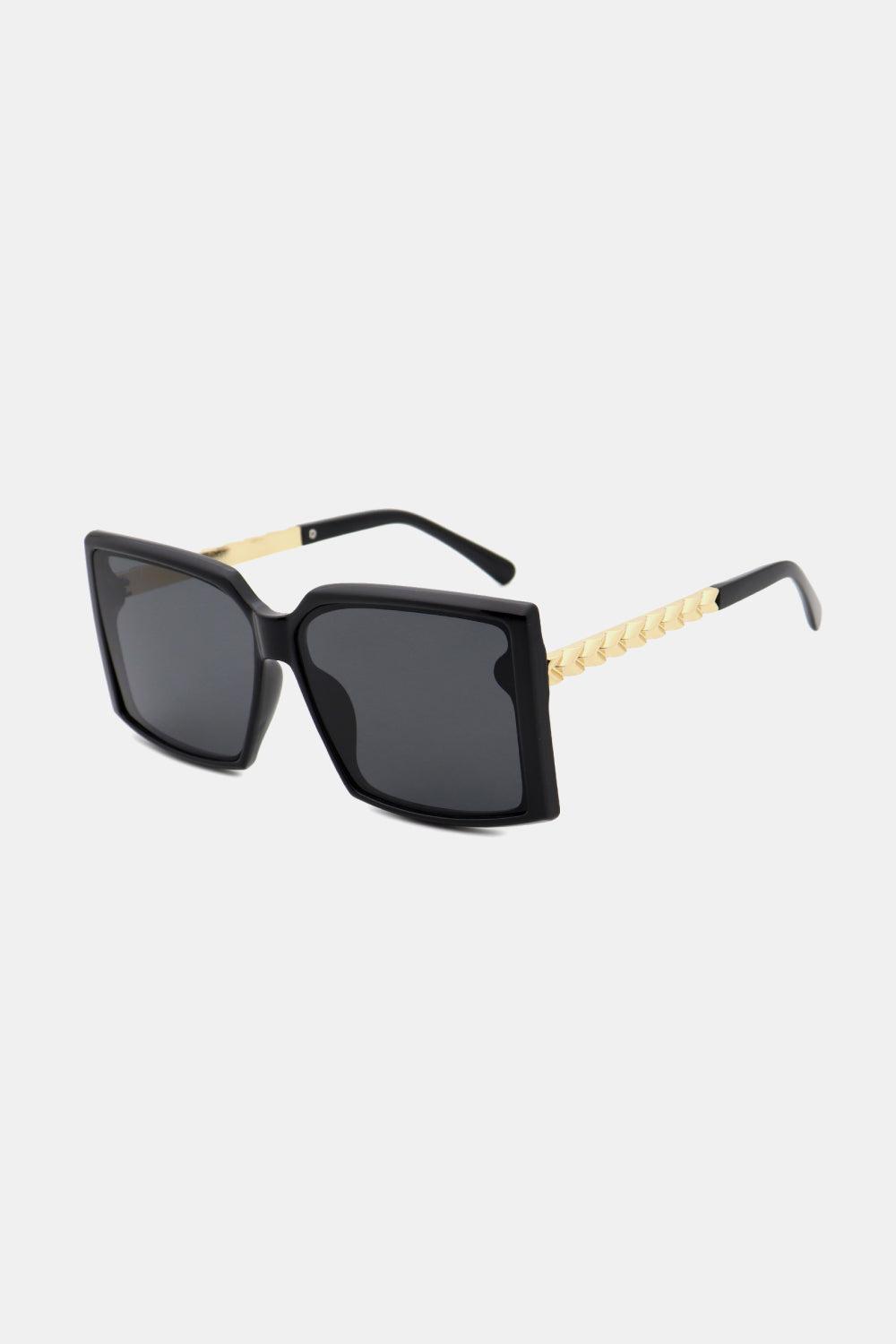 Polycarbonate Frame Square Sunglasses BLUE ZONE PLANET