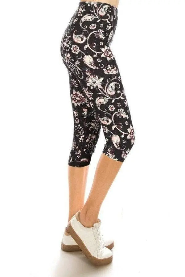 Print Capri Leggings Blue Zone Planet