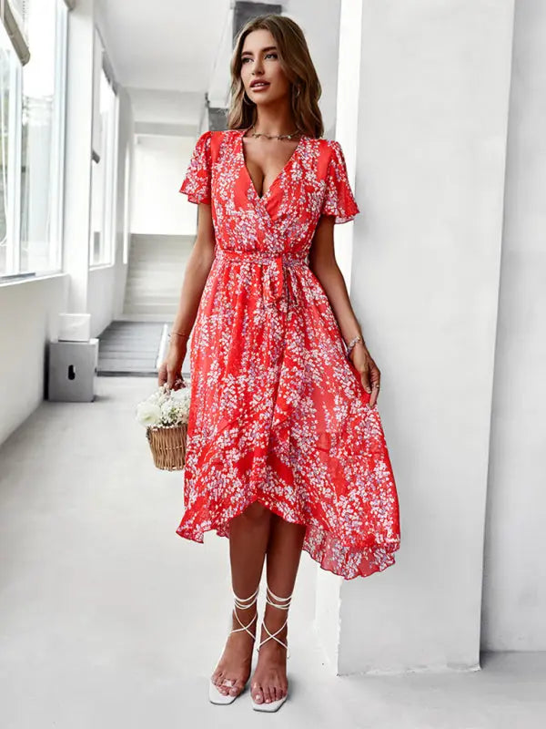 holiday swing dress Women's Christmas Print Midi Dress Santa Reindeer Snowflake Long Sleeve Casual Loose Fit Holiday Swing Dress at Amazon Women's Clothing store