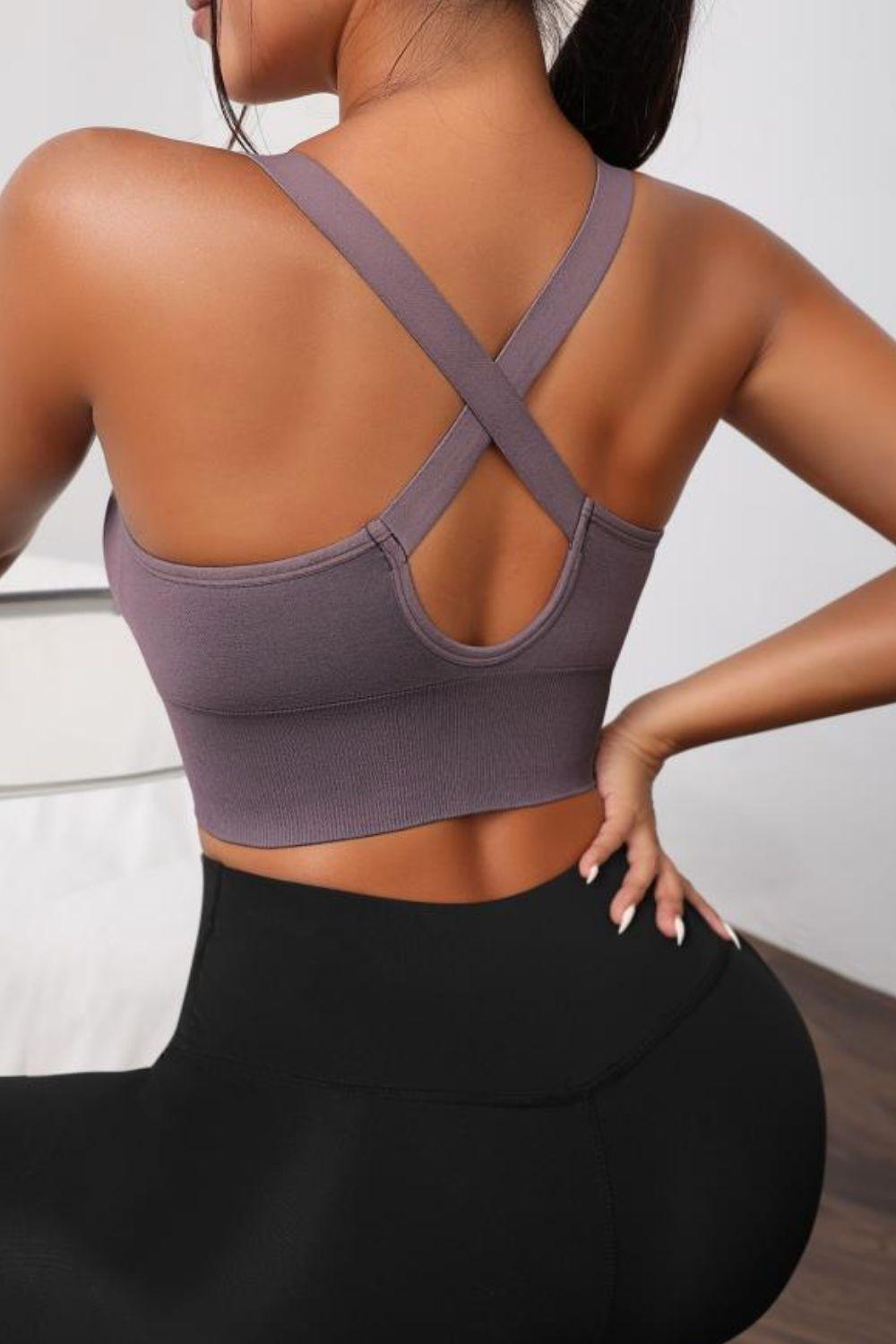 Scoop Neck Long Active Bra BLUE ZONE PLANET
