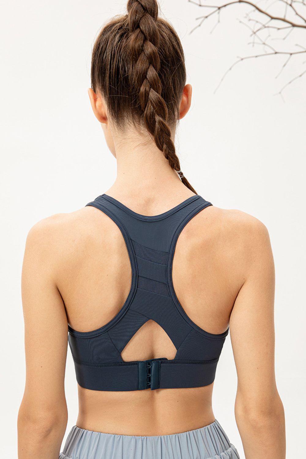 Scoop Neck Long Sports Bra BLUE ZONE PLANET