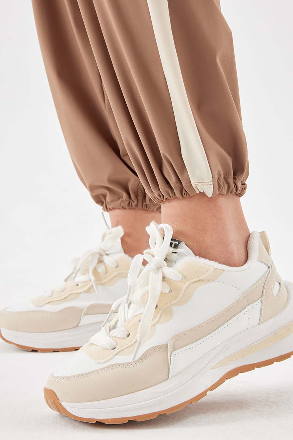 Seam Detail Long Pants BLUE ZONE PLANET