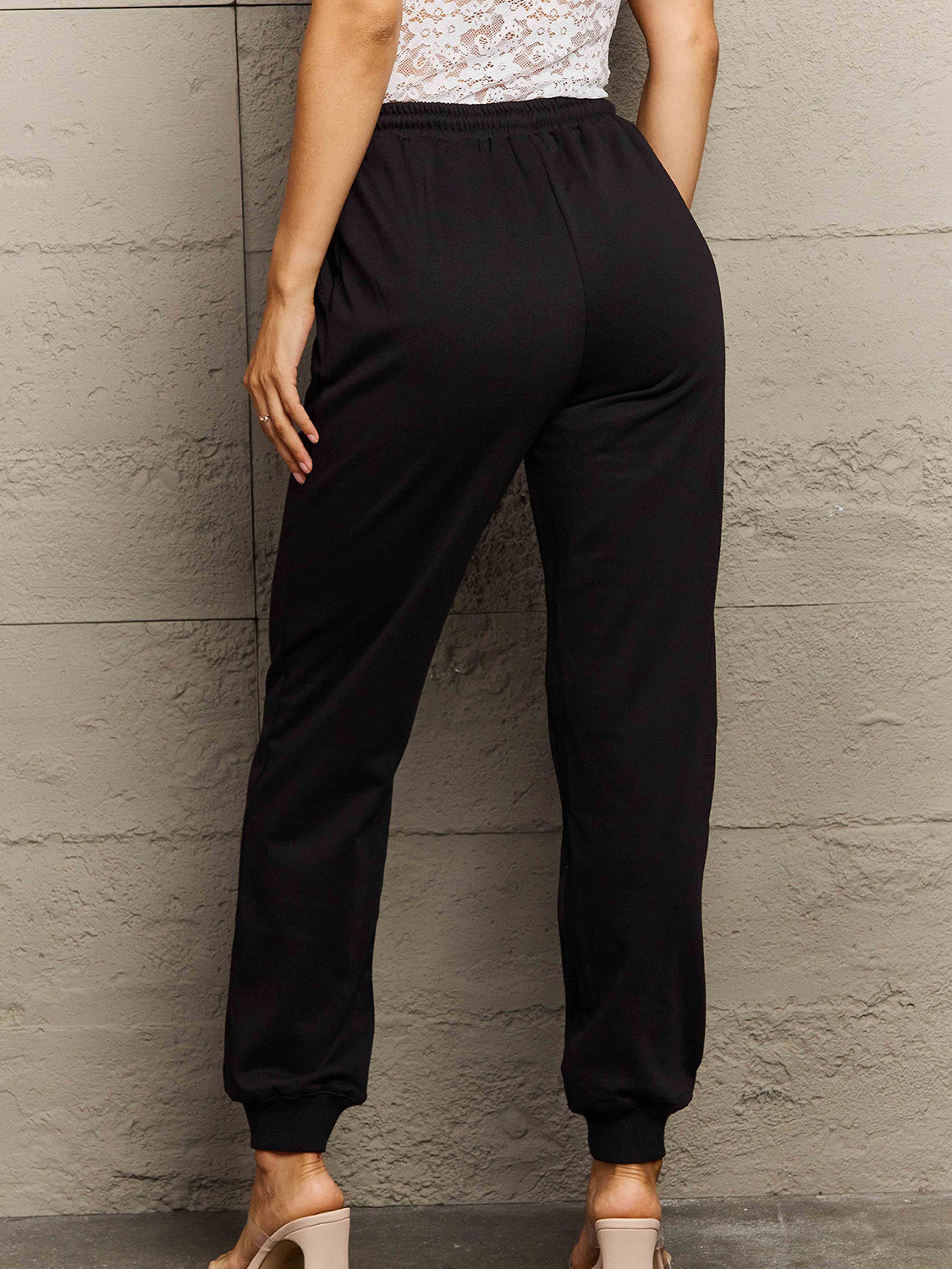 Simply Love Full Size Drawstring Sweatpants BLUE ZONE PLANET