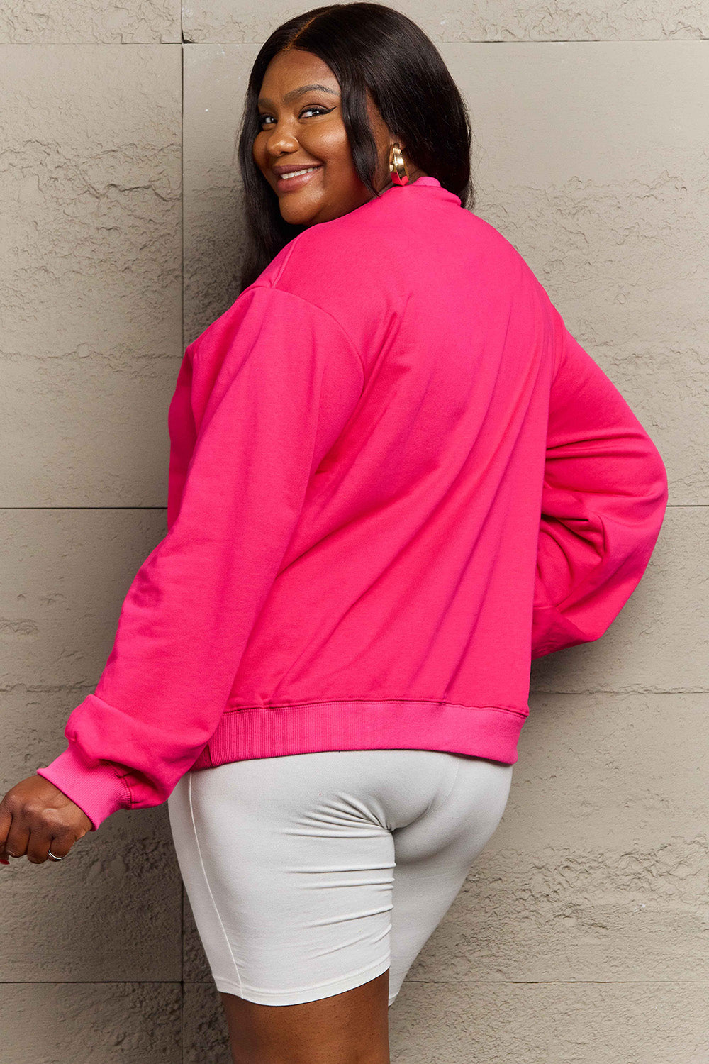 Simply Love Full Size LOVE FALL Y'ALL Graphic Sweatshirt BLUE ZONE PLANET