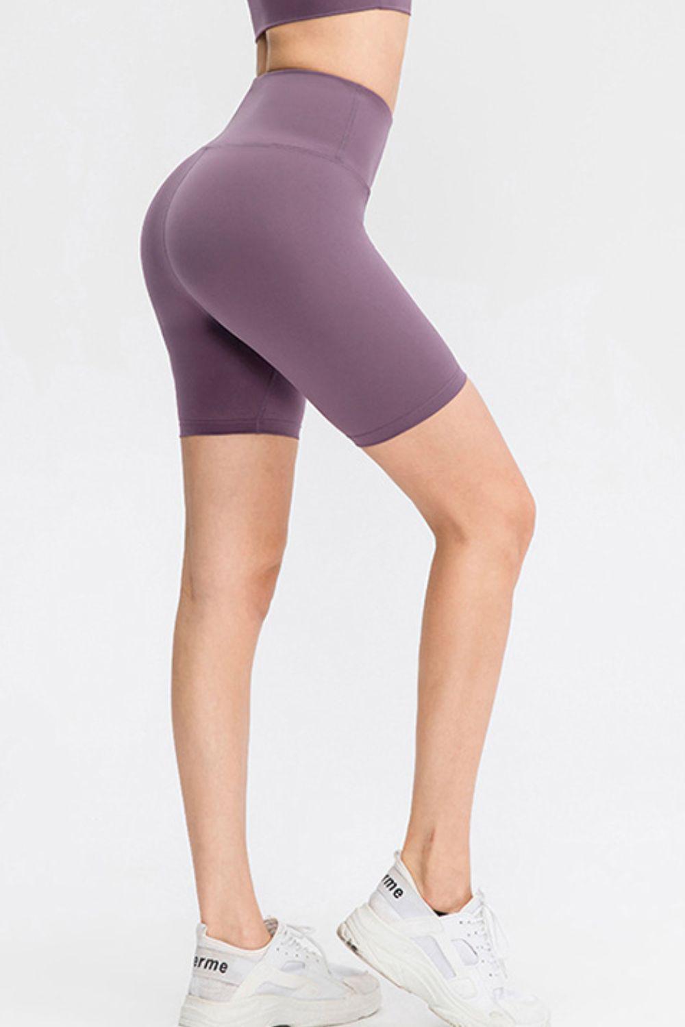 Slim Fit Wide Waistband Sports Shorts BLUE ZONE PLANET