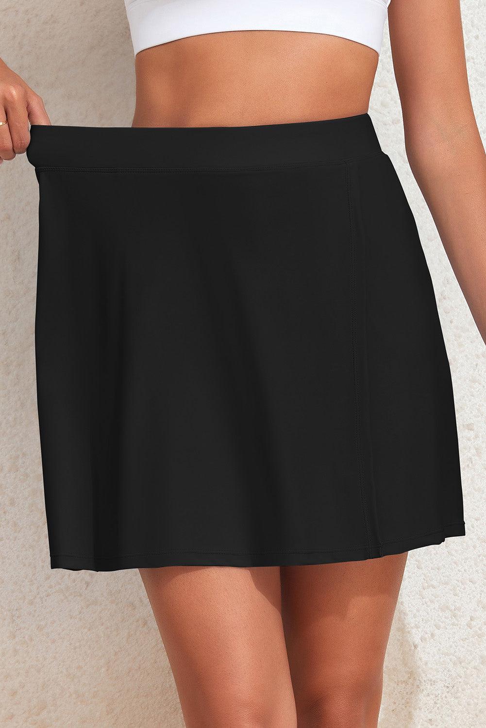 Slit Swim Skort with Pockets BLUE ZONE PLANET