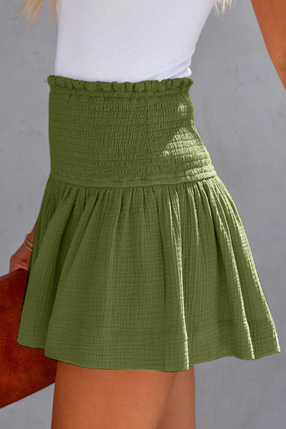 Smocked Waistband Shorts BLUE ZONE PLANET