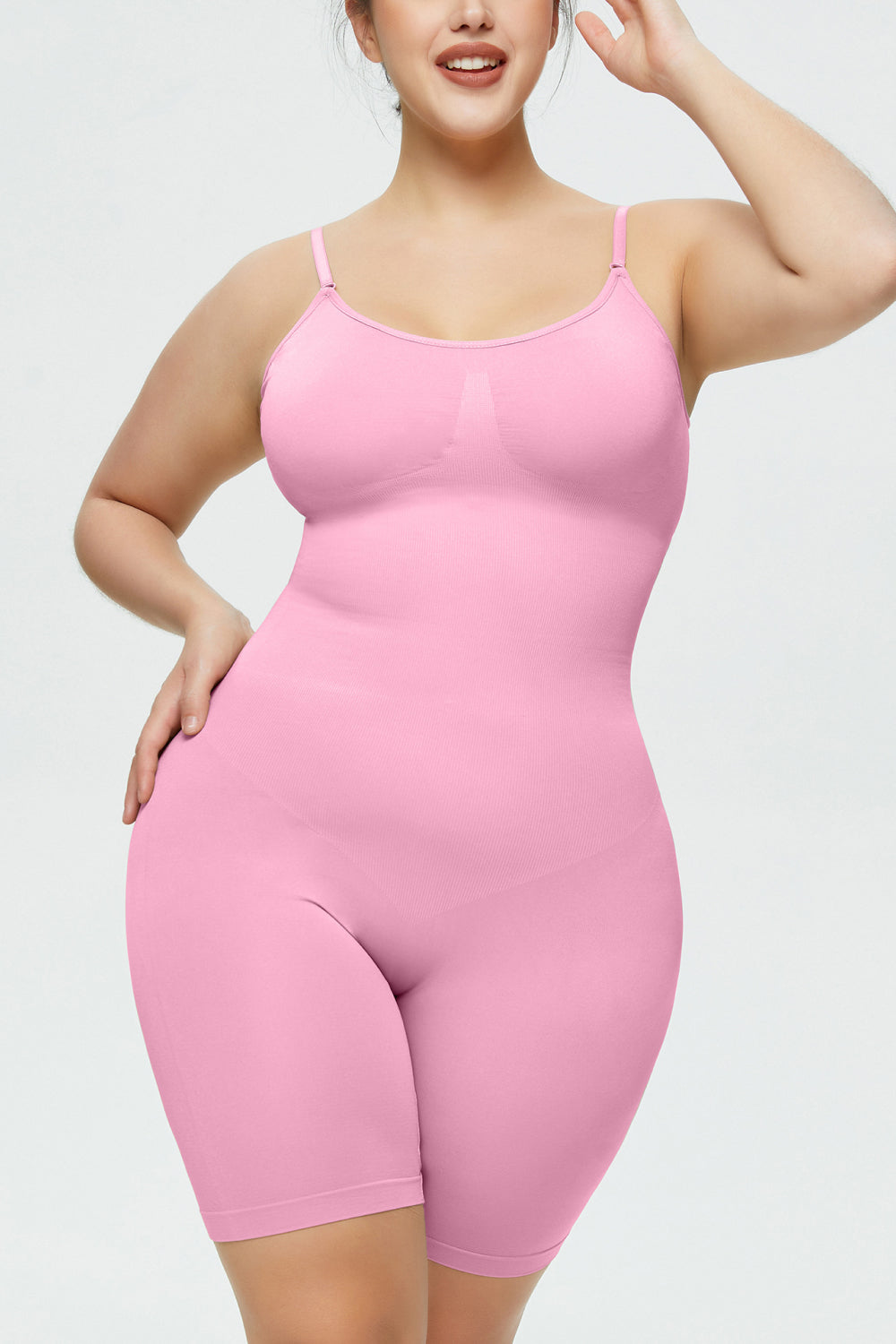 Spaghetti Strap Shaping Romper BLUE ZONE PLANET