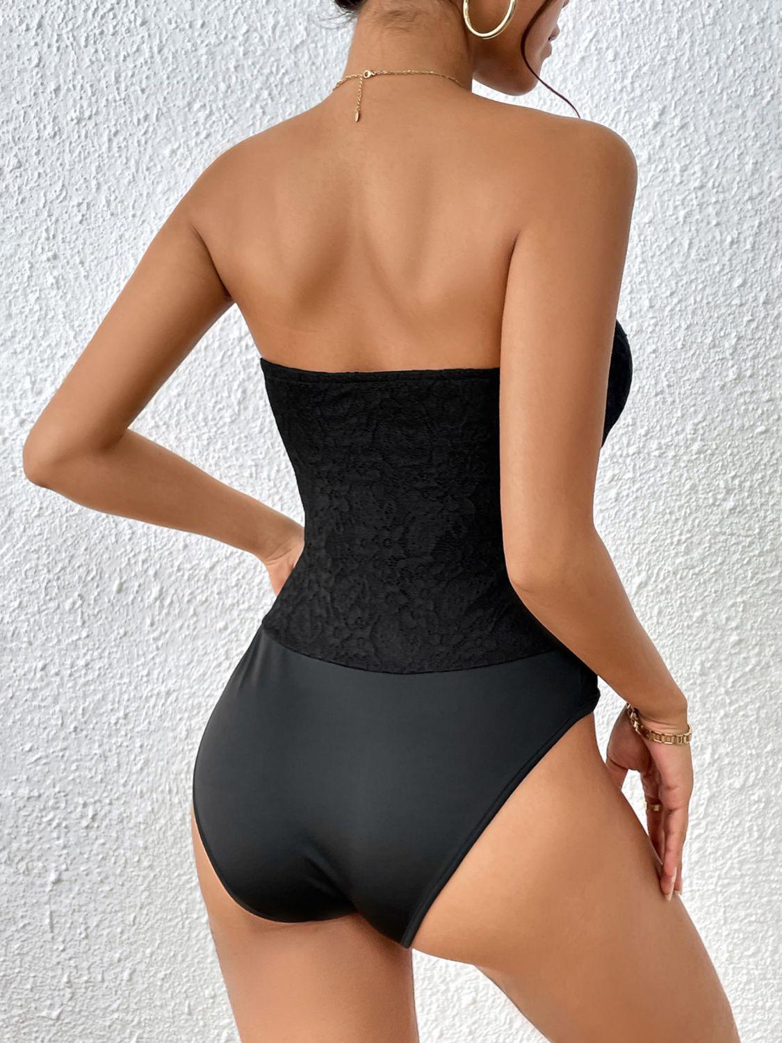 Strapless Sweetheart Neck Bodysuit BLUE ZONE PLANET