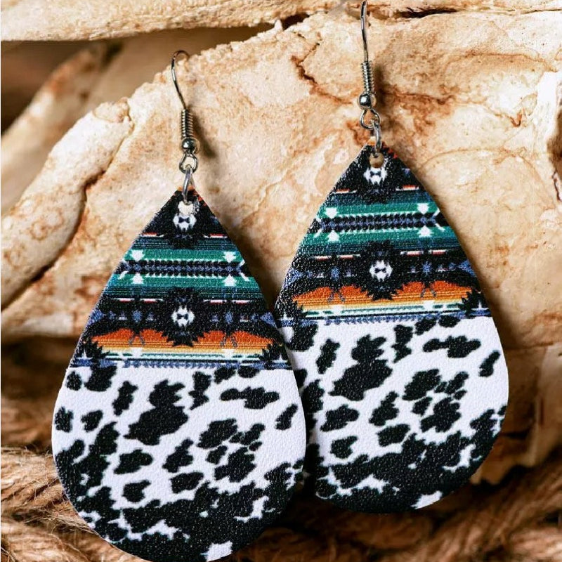 Blue Zone Planet | Teardrop Alloy Earrings BLUE ZONE PLANET