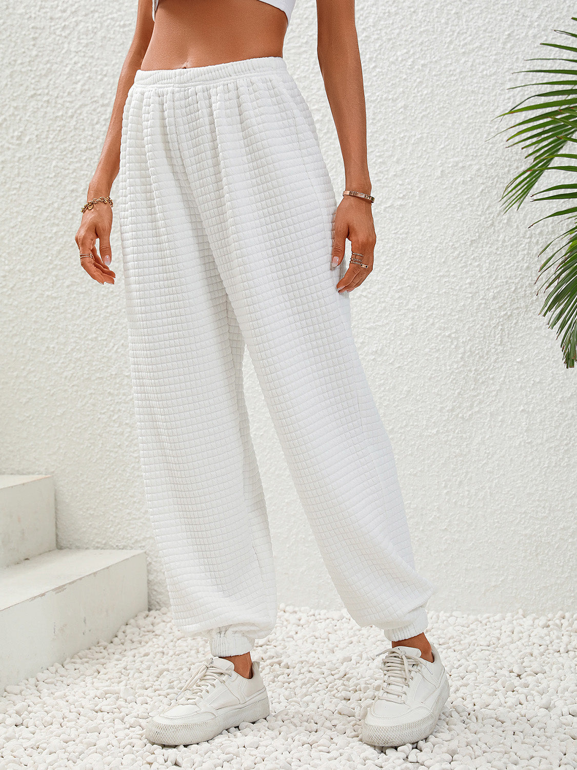 Textured Pull-On Joggers BLUE ZONE PLANET