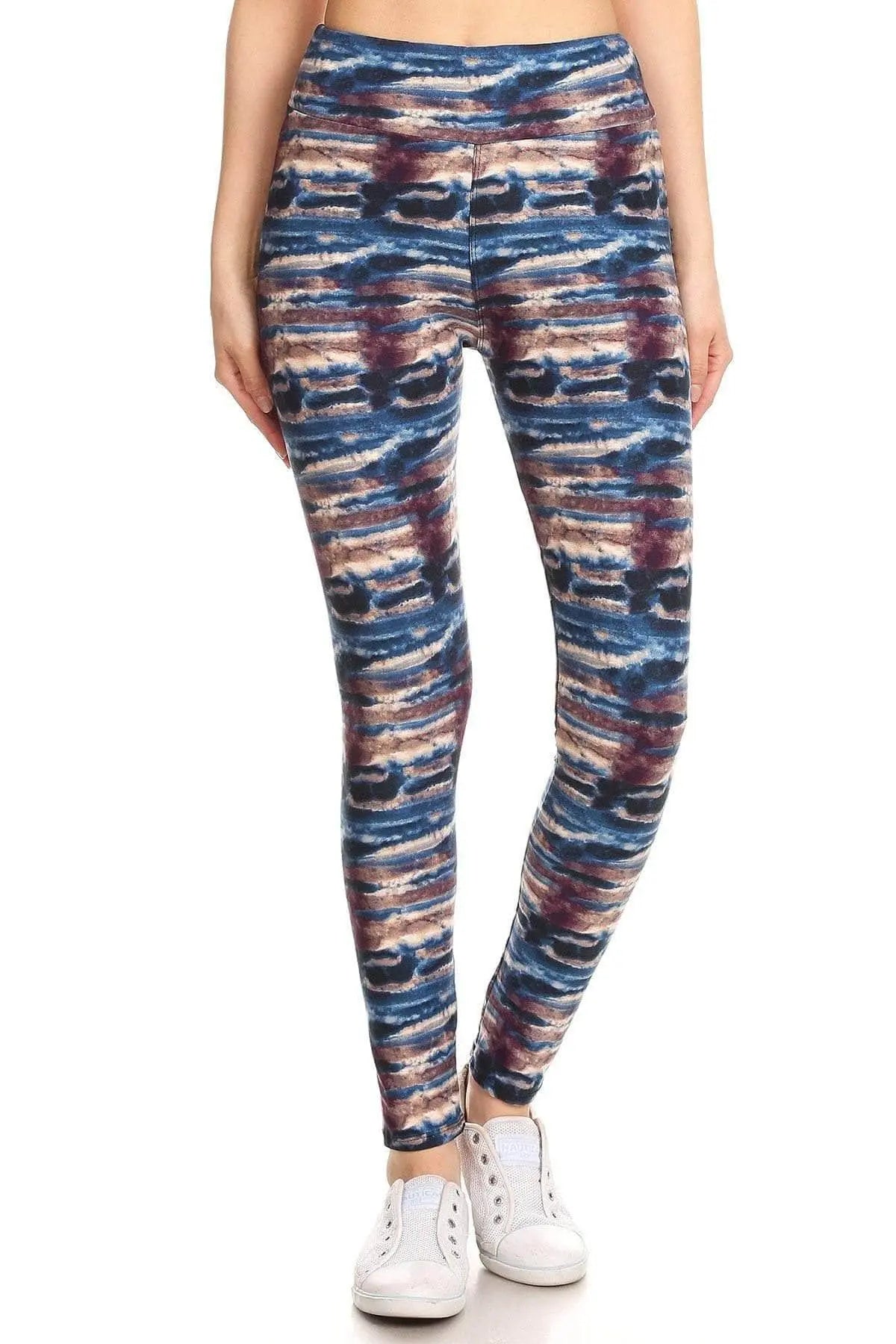 Tie-Dye Yoga Legging Blue Zone Planet