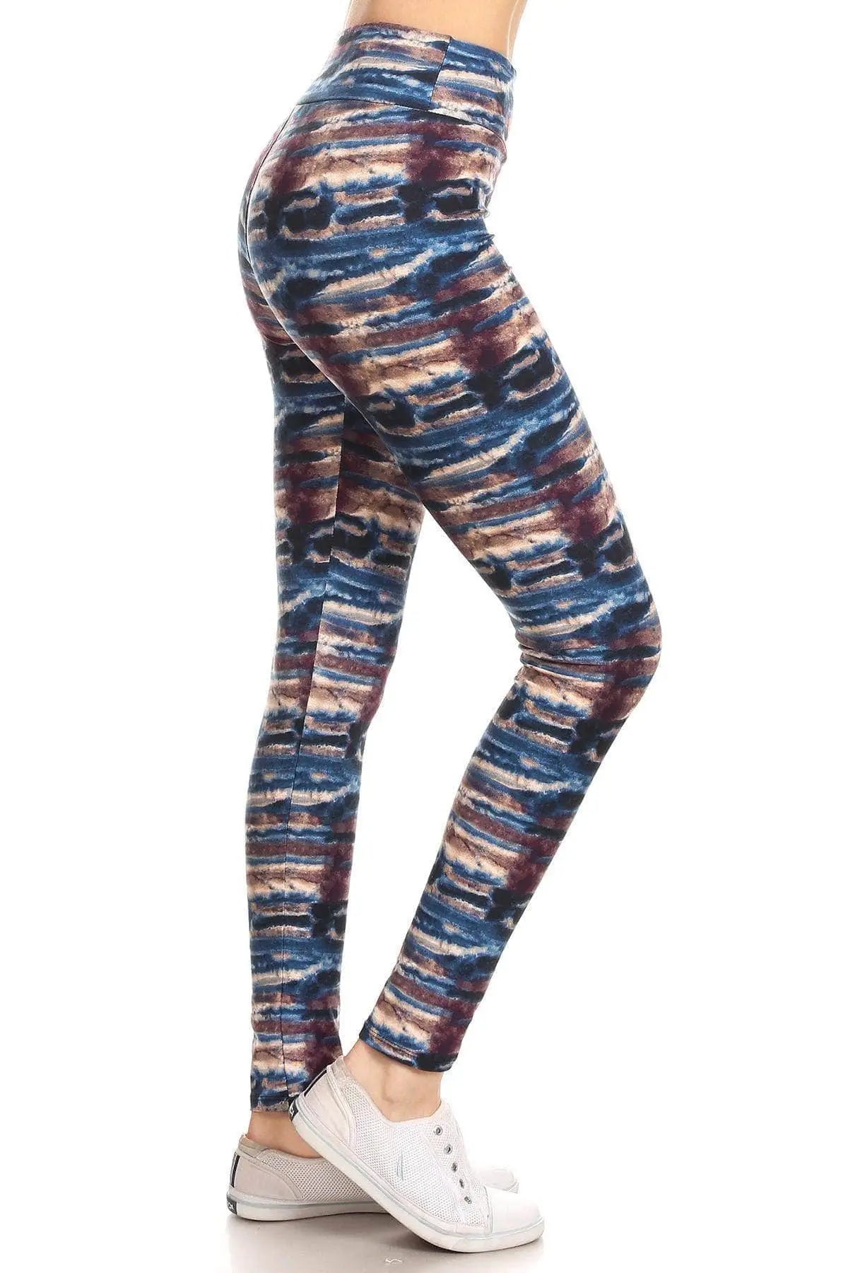 Tie-Dye Yoga Legging Blue Zone Planet
