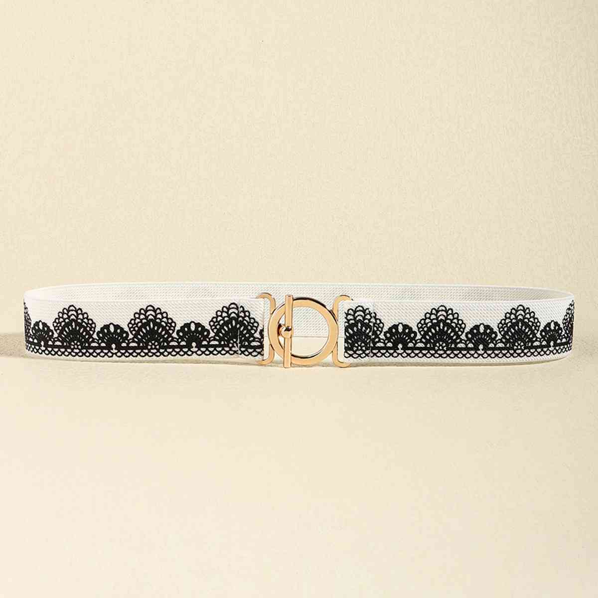 Toggle Clasp Elastic Belt BLUE ZONE PLANET