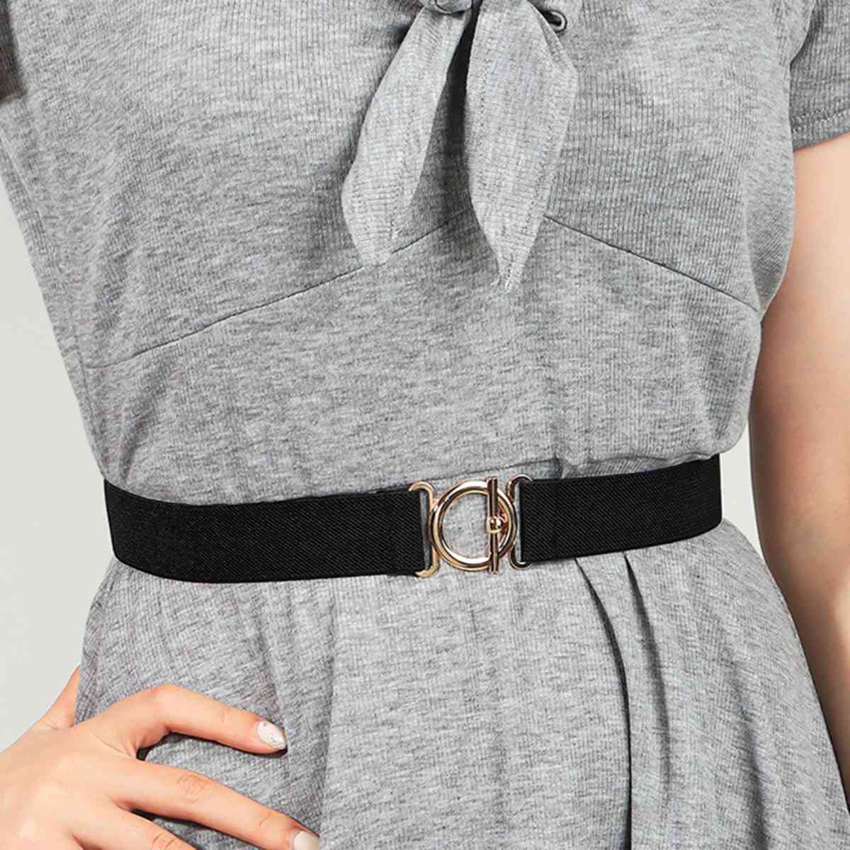 Toggle Clasp Elastic Belt BLUE ZONE PLANET