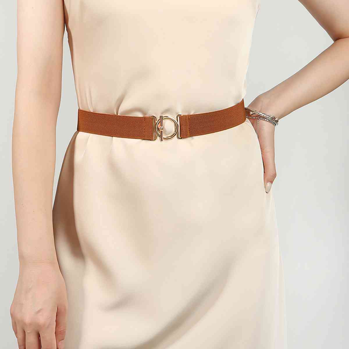 Toggle Clasp Elastic Belt BLUE ZONE PLANET