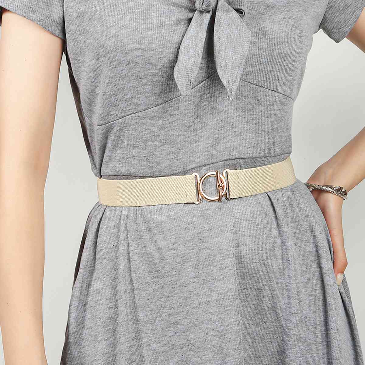 Toggle Clasp Elastic Belt BLUE ZONE PLANET