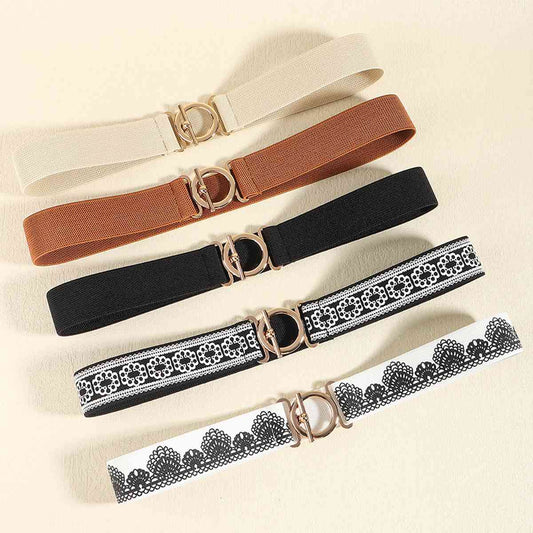Toggle Clasp Elastic Belt BLUE ZONE PLANET