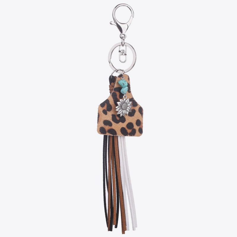 Turquoise Fringe Detail Key Chain BLUE ZONE PLANET