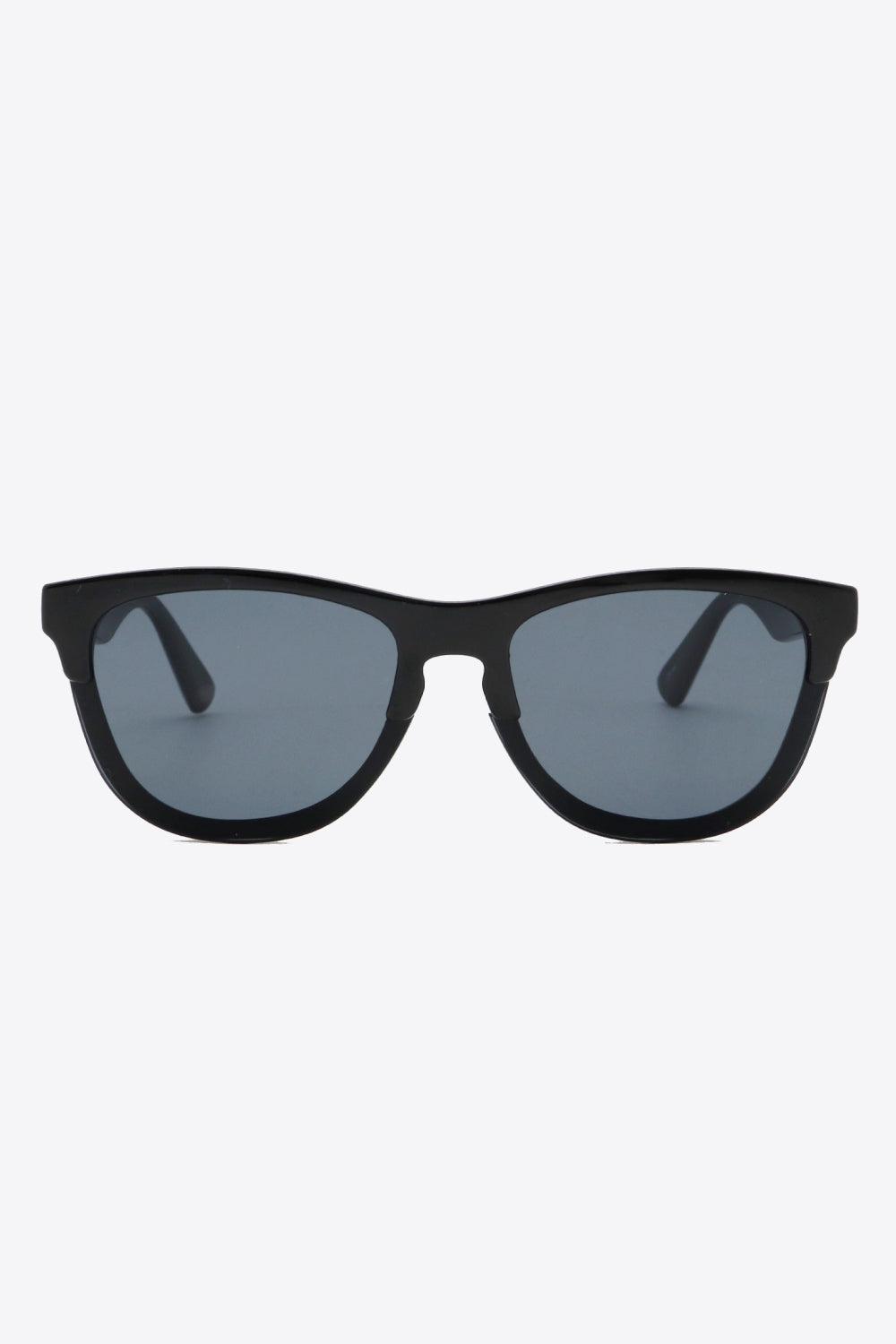 UV400 Browline Wayfarer Sunglasses BLUE ZONE PLANET