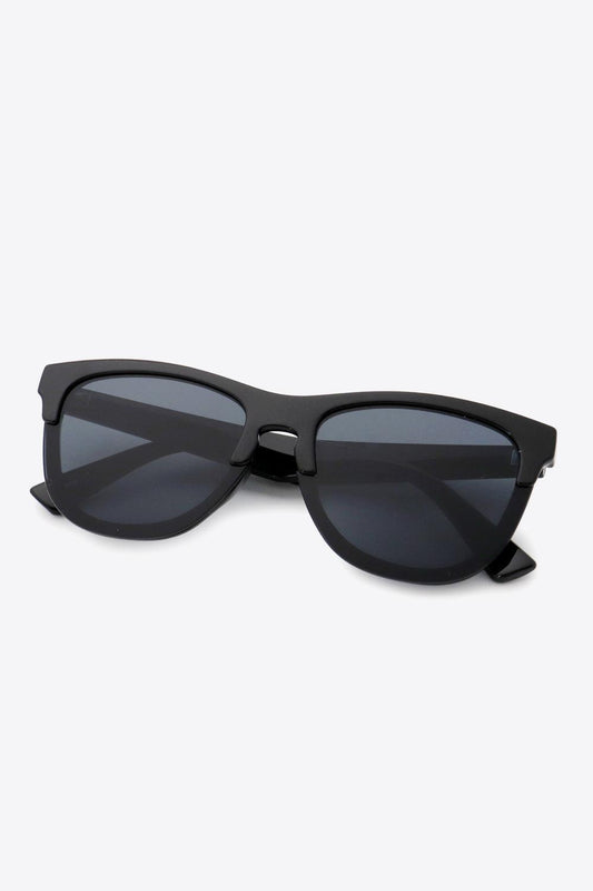 UV400 Browline Wayfarer Sunglasses BLUE ZONE PLANET