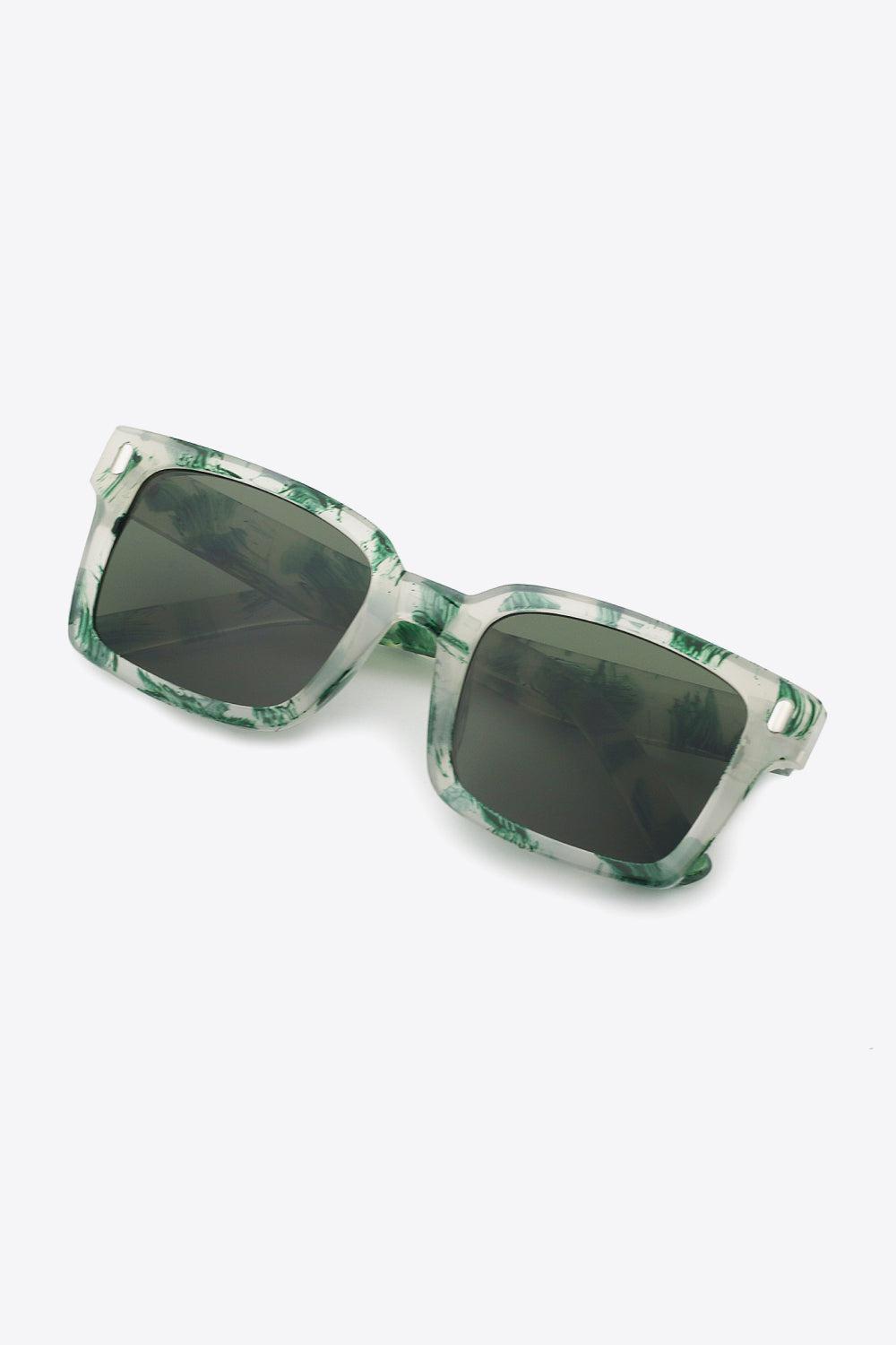 UV400 Polycarbonate Square Sunglasses BLUE ZONE PLANET