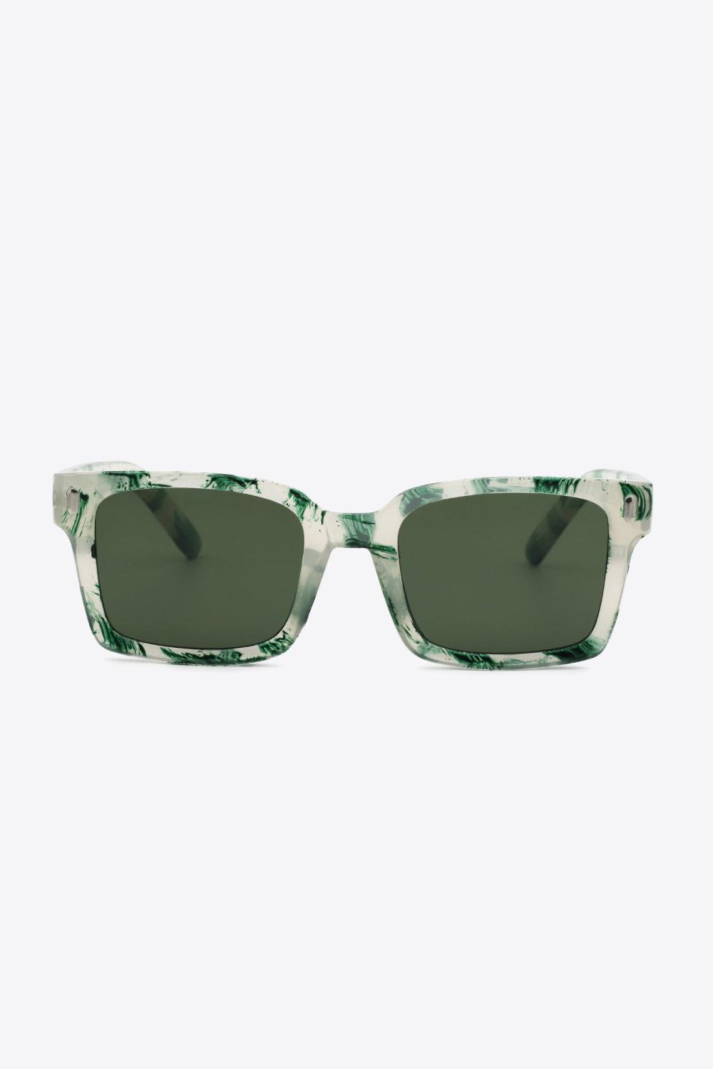 UV400 Polycarbonate Square Sunglasses BLUE ZONE PLANET