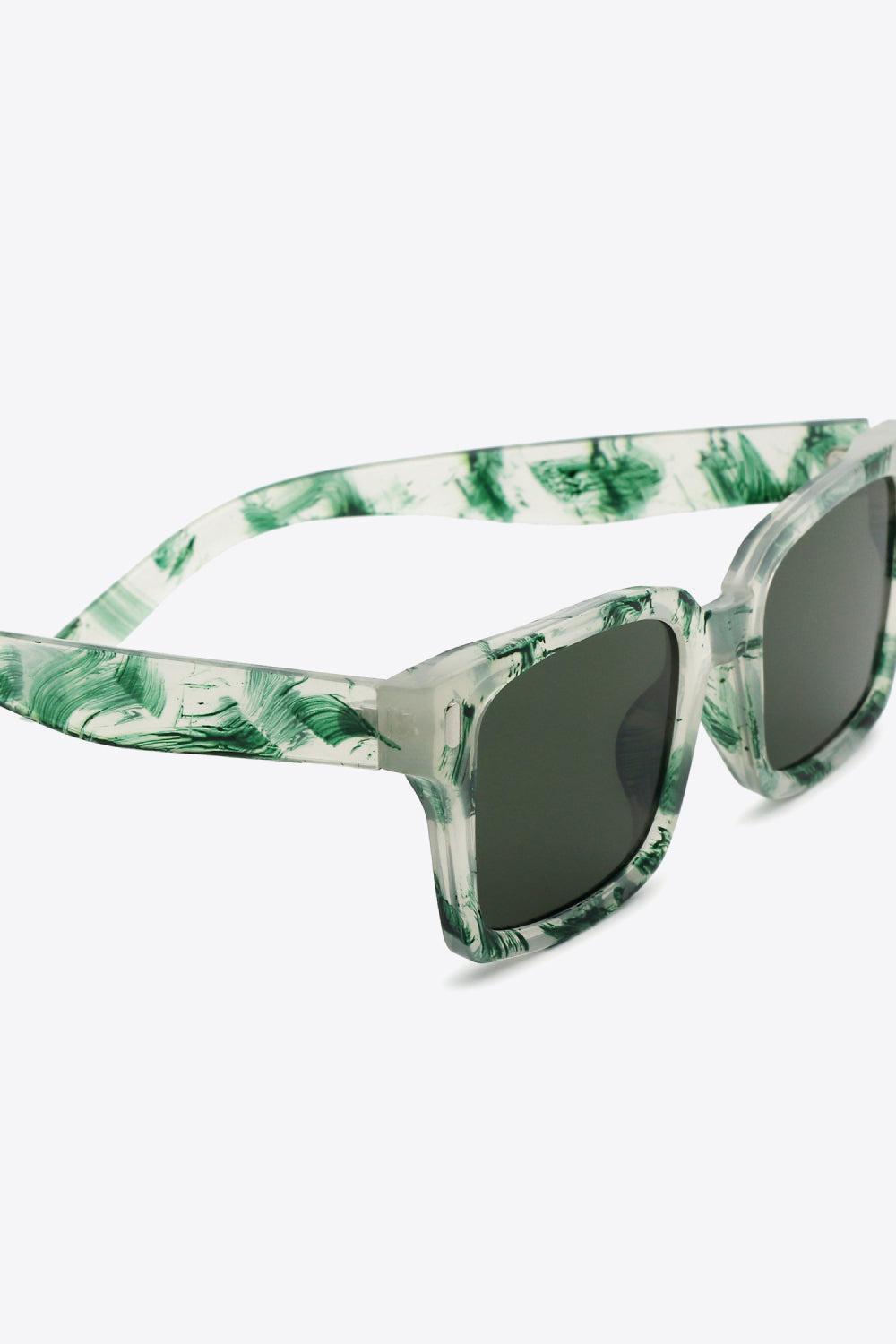 UV400 Polycarbonate Square Sunglasses BLUE ZONE PLANET