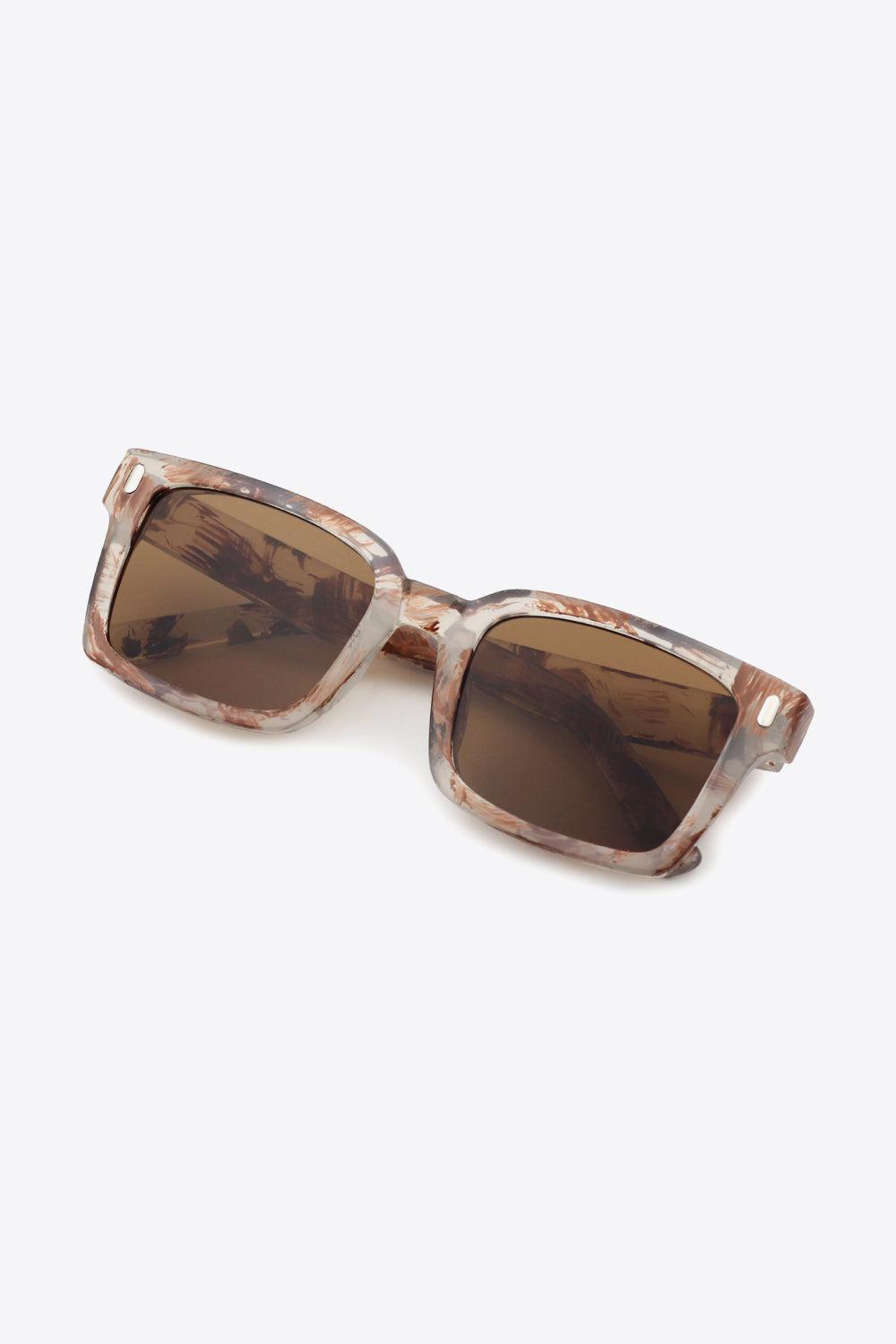 UV400 Polycarbonate Square Sunglasses BLUE ZONE PLANET